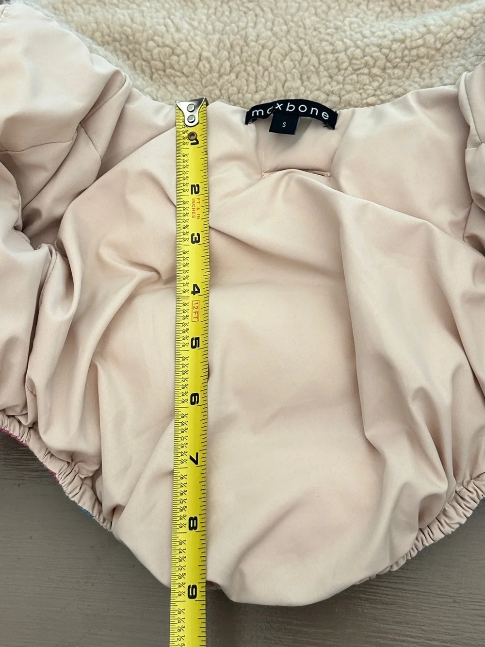 maxbone x Anthropologie Holiday 2024 Geometric Dog Puffer Jacket Coat Small S⁠